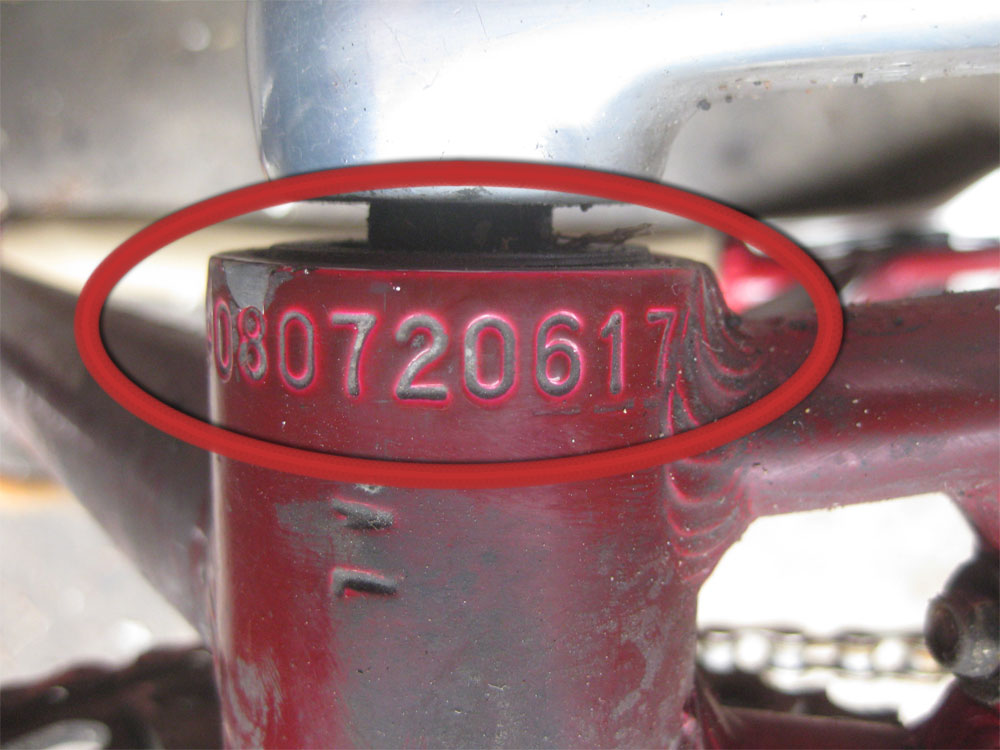Stolen Bicycle Serial Number Lookup
